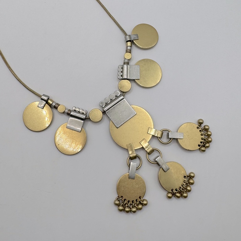 MADEWELL Mixed Metals Statement Necklace - Picture 10 of 12